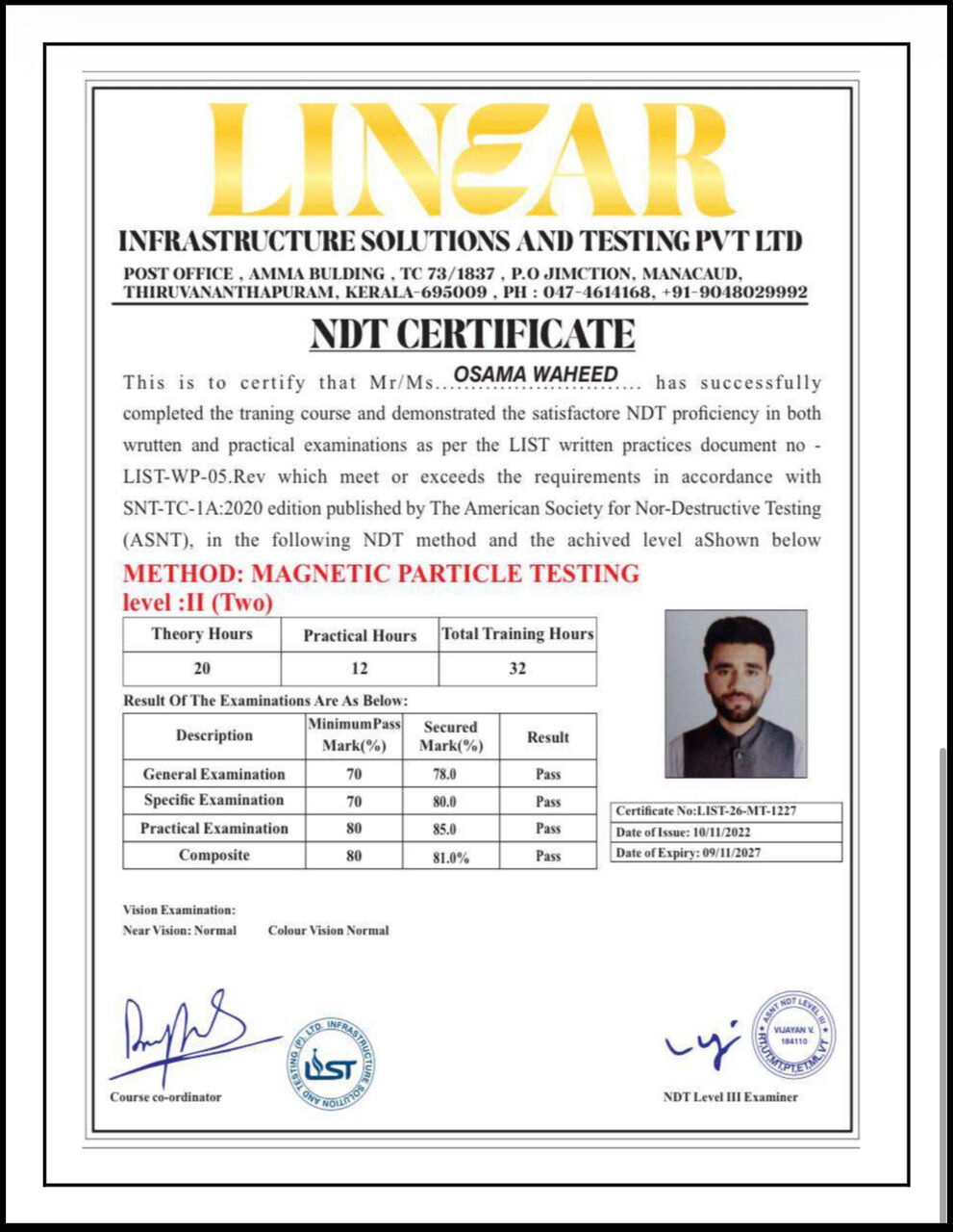 Jubail, Job Seekers, NDT TECHNICIAN
