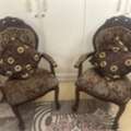 SAR 135,  Two Wooden Brown Chairs