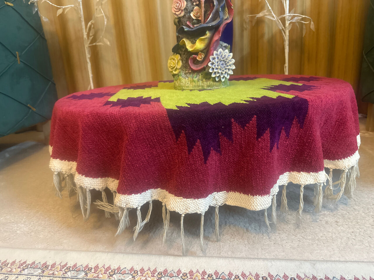 Al Malaz, Furniture, SAR 90,  Circular Table With Table Cloth