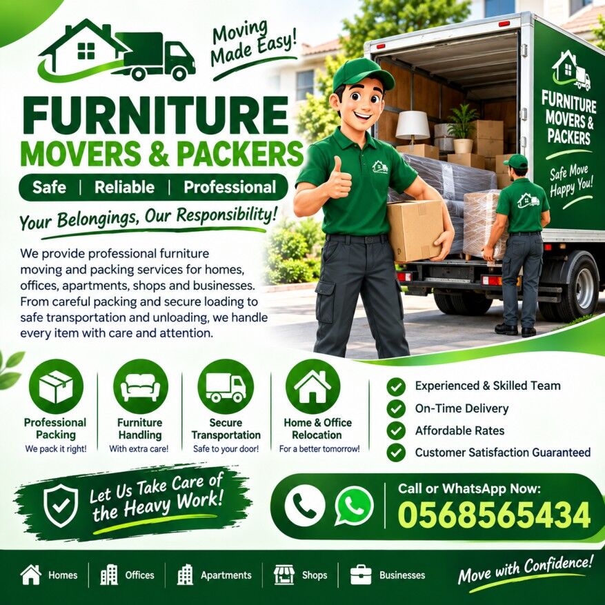 Kabul, Pick Up & Drop Off, Reliable Furniture Movers & Packers | Safe Moving Services