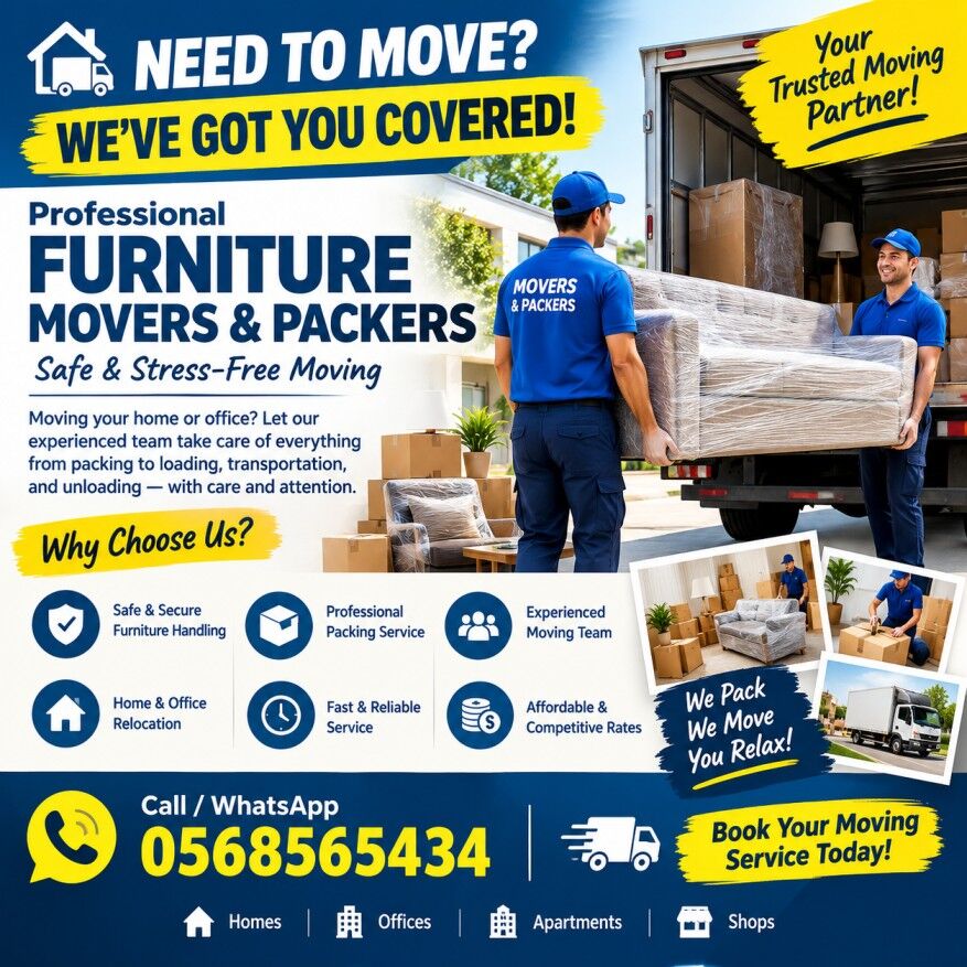 Kabul, Pick Up & Drop Off, Reliable Furniture Movers & Packers | Safe Moving Services
