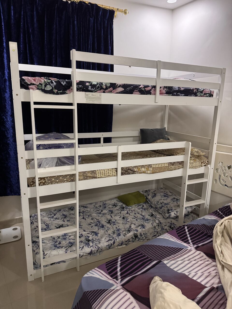 Riyadh, Furniture, SAR 1000,  Triple Bed With Mattress