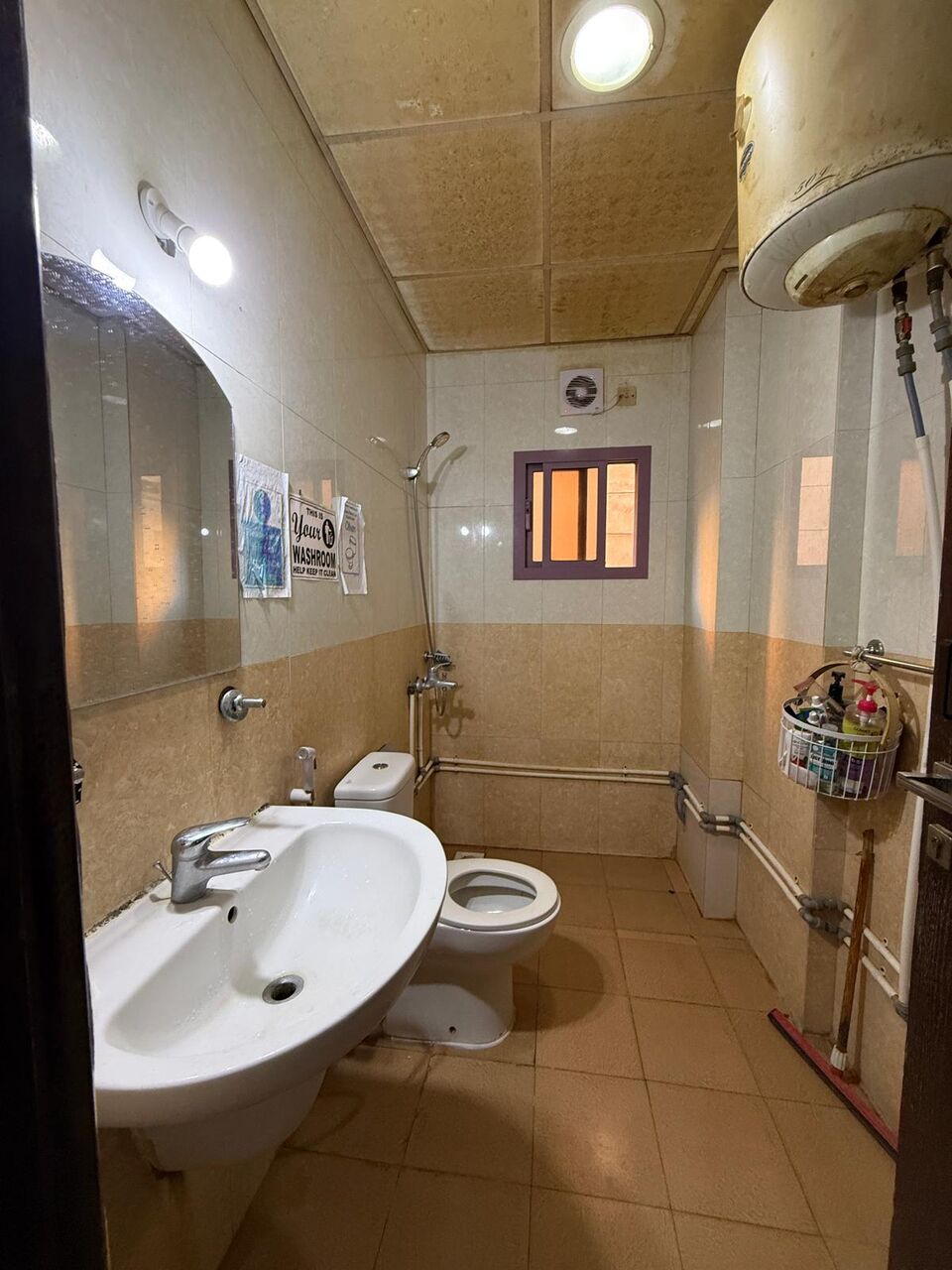 Gudaibiya, Rooms for Rent, BHD 100/month,  Furnished,  Fully Furnished 1 Bedroom Sharing Bath Flat GUDAIBIYA  Near BBK Bank @ 100/-BHD