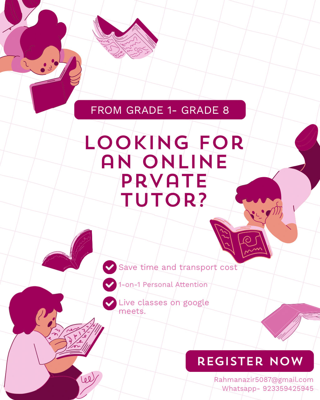 Dubai, Lessons Offered, Experinced Online Tutor For Grade 1-8