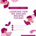 Experinced Online Tutor For Grade 1-8