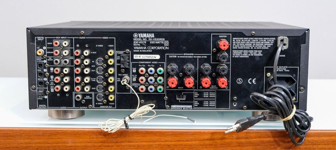 Tanajib, Home Audio, SAR 1250,  Yamaha RX-V530RDS AV Receiver