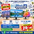 BHD 29,  Special Offer DELL 24inch IPS Borderless FHD Monitor 180* Rotatable Input: HDMI DP & VGA