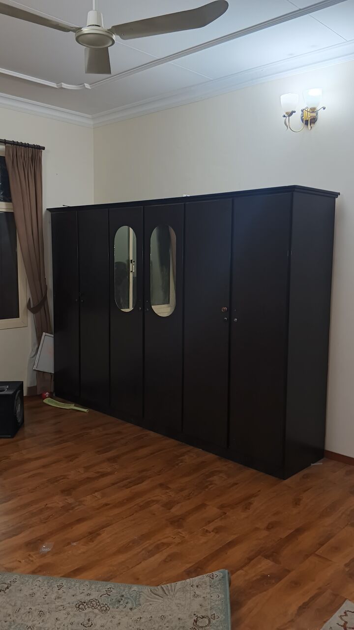 Hoora, Furniture, BHD 99,  King Size Bed Frame (200x200) With Mattress & 6-Door Cupboard / Wardrobe - 99 BD