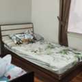 BHD 35,  Single / Semi-Double Bed Frame (120x200) With Mattress & Hydraulic Storage - 35 BD