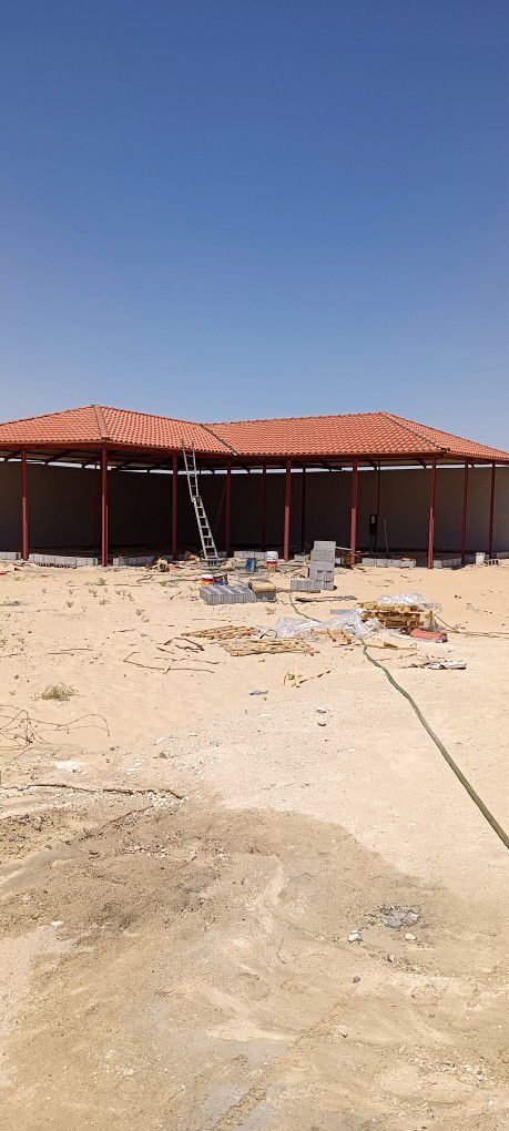 Dammam, Construction, تركيب القرميد الحديد الخشب تركيب القرميد 