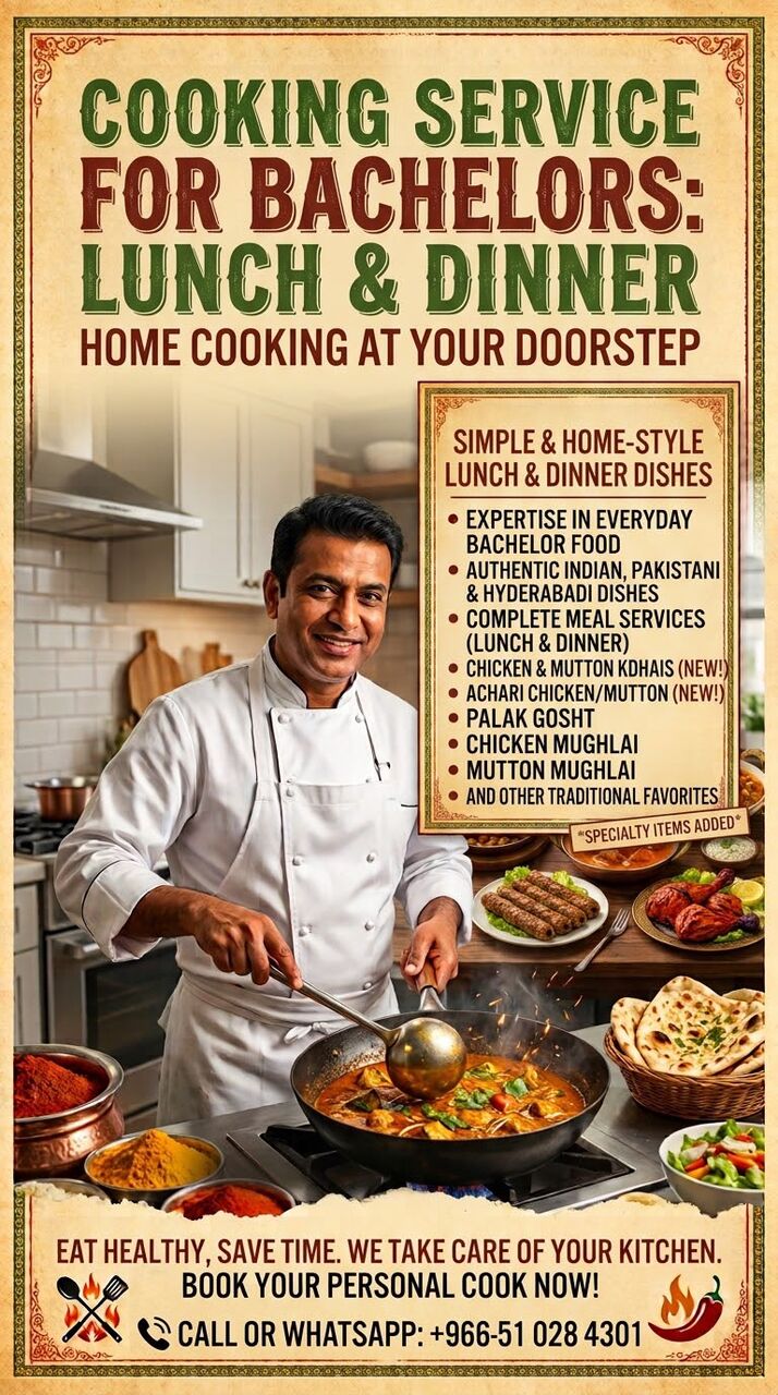 Al Wizarat, Food & Drink, Home Cooking Service Available (Family / Bachelors)