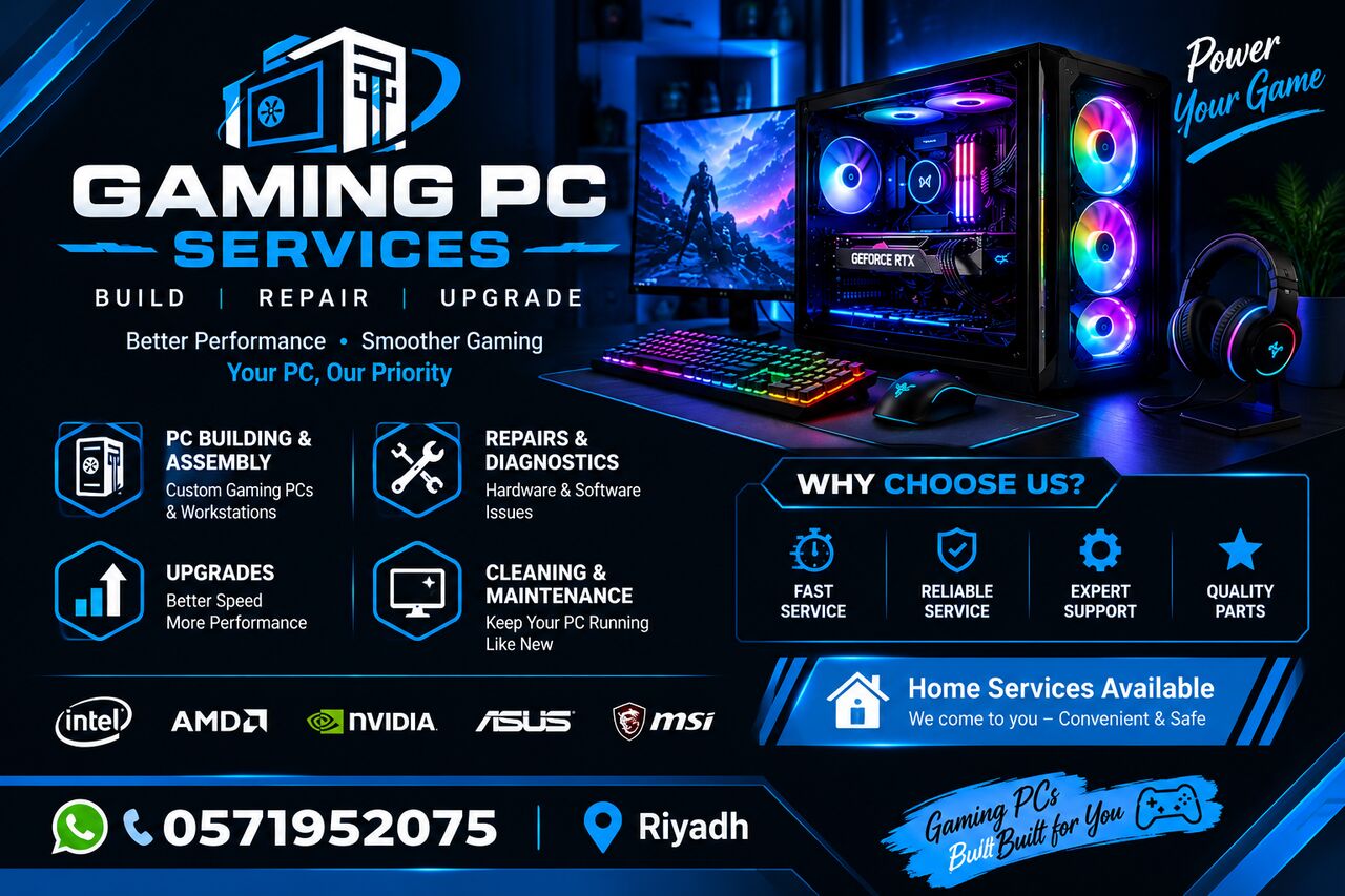 Riyadh, Marketing, Gaming PCs