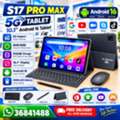 BHD 36,  S17 Pro Max Tablet 8GB RAM 512GB Storage 10.1" Display Keyboard+Mouse 16 Android /36841488