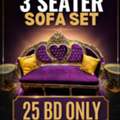 BHD 25,  3 Seater Sofa Set