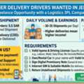 Hiring Courier Drivers In Jeddah Urgently.