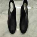 SAR 75,  New Shoe Black Boot Leather Chelsea