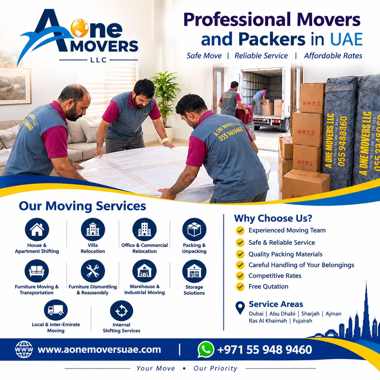 Dubai, Labor/Moving, Cheap Movers Dubai