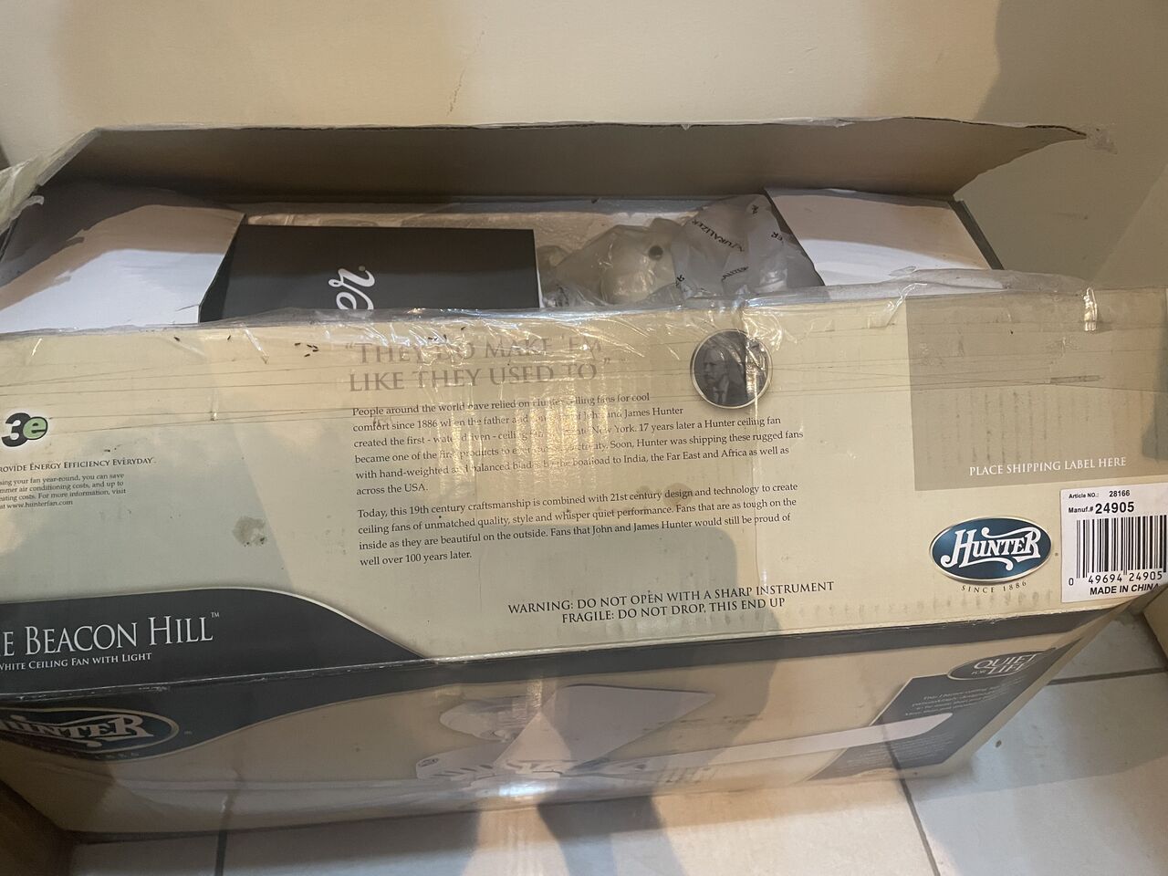 Al Aziziyah, Household Items, SAR 125,  For Sale Ceiling Fan Brand New