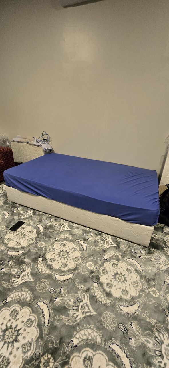 Al Iskan, Furniture, SAR 250,  Twin Bed With Mattress, Size 120 X 200 Cm