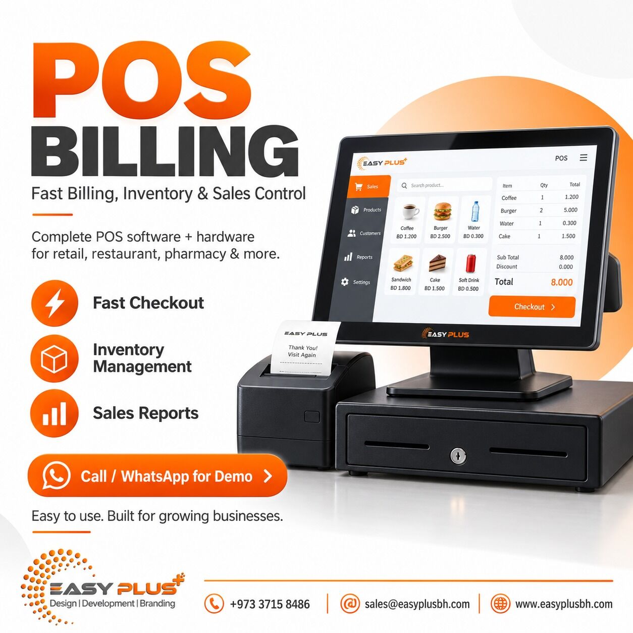 Isa Town, Software, BHD 100,  Smart POS Billing System For Growing Businesses
