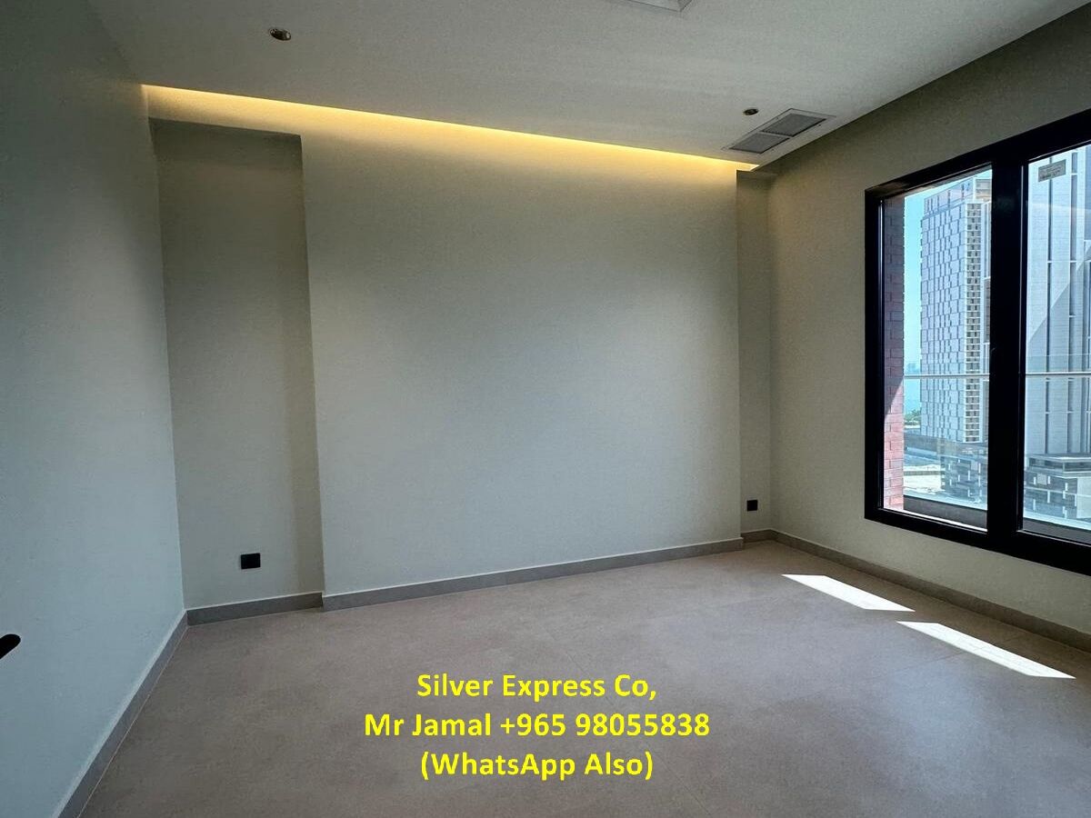 Kuwait City, Apartments, Flats, Houses & Villas, KWD 750/month,  3 BR,  200 Sq. Meter,  Brand New Fully Sea View Apartment For Rent In Hassa Al Mubarak.
