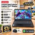 BHD 53,  Lenovo Intel Celeron Laptop 8GB RAM 15.6" Display Win & MS Office Ready To Use