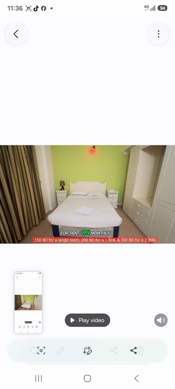 Manama, Rooms for Rent, BHD 150/month,  Furnished,  15 Sq. Meter,  Room For Rent.
