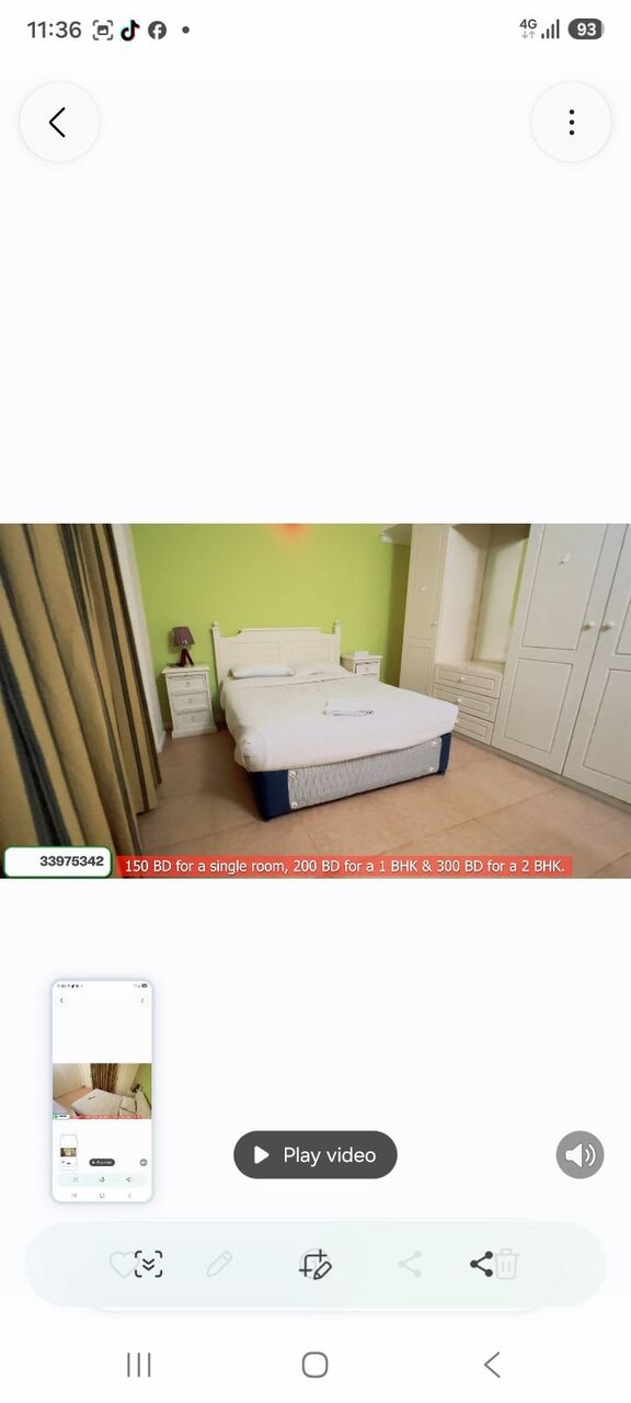 Manama, Rooms for Rent, BHD 150/month,  Furnished,  15 Sq. Meter,  Room For Rent.