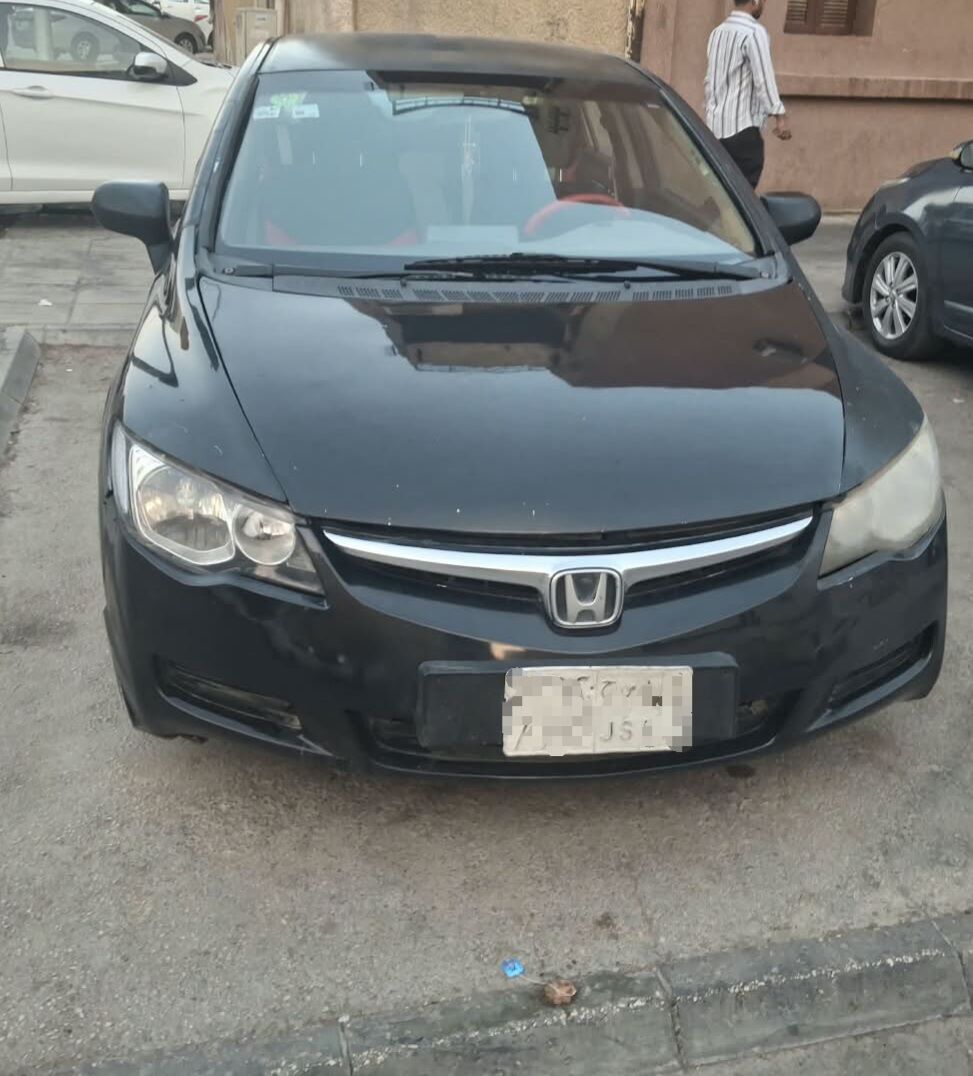 Riyadh, Vehicles, Cars & Trucks , SAR 8500,  Honda Civic,  2008,  Manual,  280 KM,  HONDA CVIC  BALACK /8500