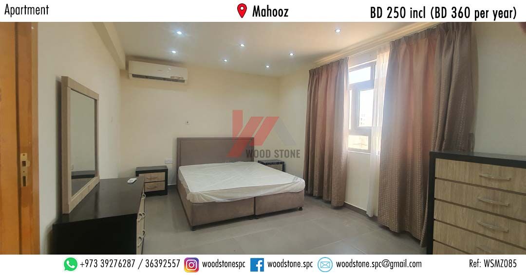 Mahooz, Apartments, Flats, Houses & Villas, BHD 250/month,  Furnished,  1 BR,  70 Sq. Meter,  Furnished 1 Bedroom Apartment, Mahooz - BD 250 Incl (BD 360 Per Year) WSMZ085