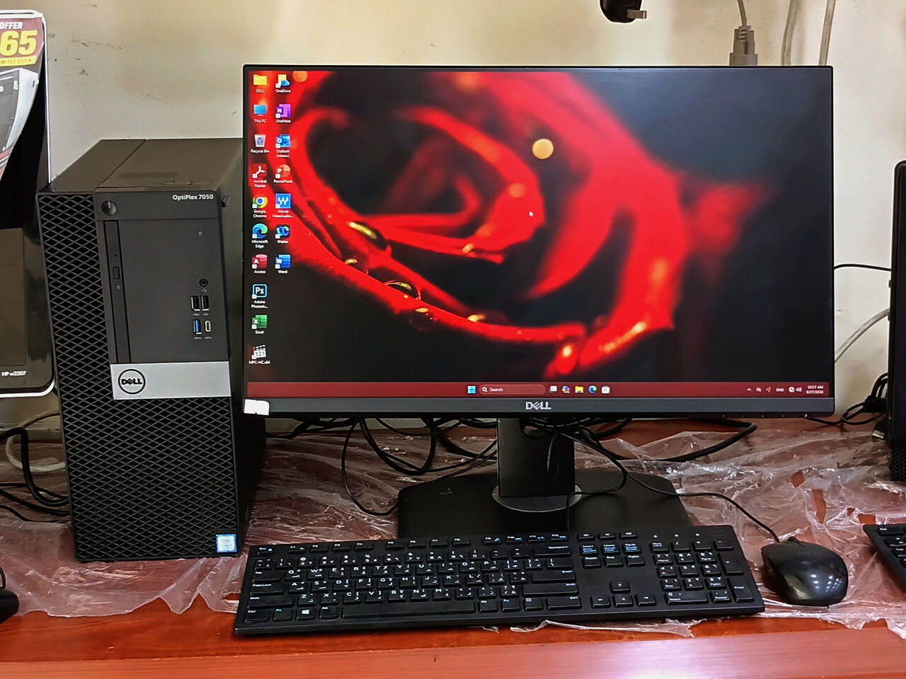 Riffa, Computers, BHD 105,  DELL Core I7 Complete Desktop Set | 24" Borderless Monitor | SSD+HDD 105 BD