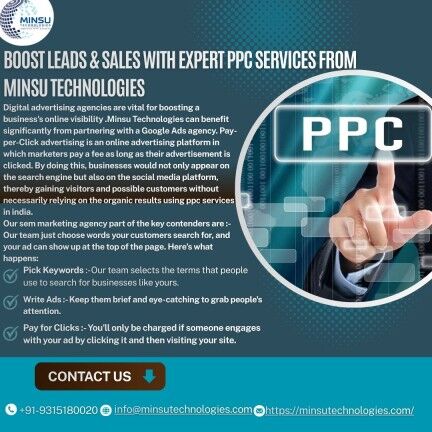 Gurugram, Business, Boost Leads & Sales With Expert PPC Services From Minsu Technologies