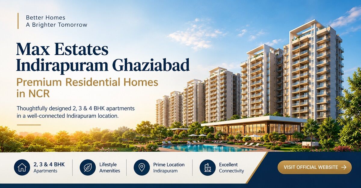 Ghaziabad, Real Estate, Max Estates Indirapuram Ghaziabad | Premium Residential Homes