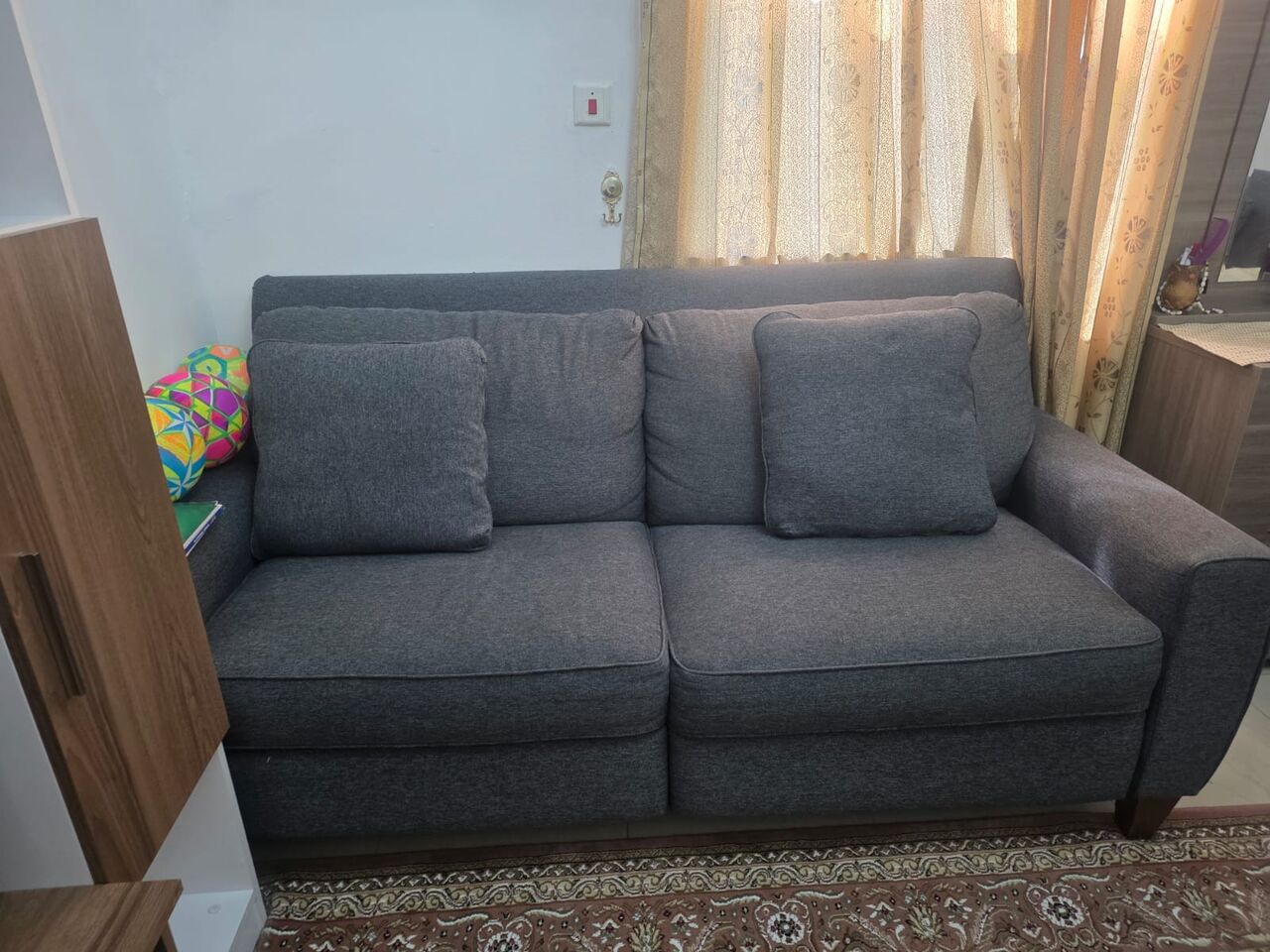 Jeddah, Furniture, SAR 400,  (NATUZZI) Italian Big Size Sofa (Set Of 2) Recliner Sofas At Very Cheap Price