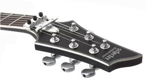 Riyadh, Musical Instruments, SAR 4,  Schecter Damien Platinum 6 FR Black FOR SALE (Almost New)