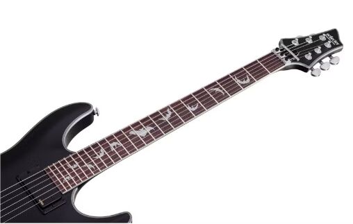 Riyadh, Musical Instruments, SAR 4,  Schecter Damien Platinum 6 FR Black FOR SALE (Almost New)