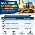 SIDE BOOM OPERATORS REQUIRED &ndash; RENTAL