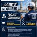 Requirement For Experienced Project Coordinator For Riyadh Location