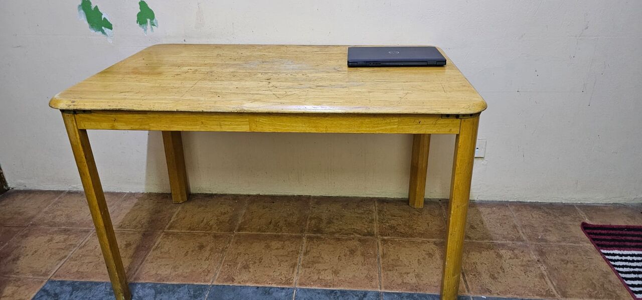 Al Malaz, Furniture, SAR 75,  Wooden Dining Table For Sale