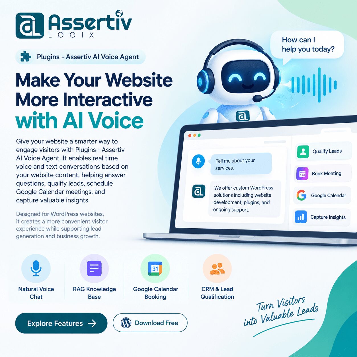 Ahmedabad, Software Development, Make Your Website More Interactive With AI Voice