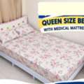 BHD 15,  Queen Size Bed With Medicated Mattress