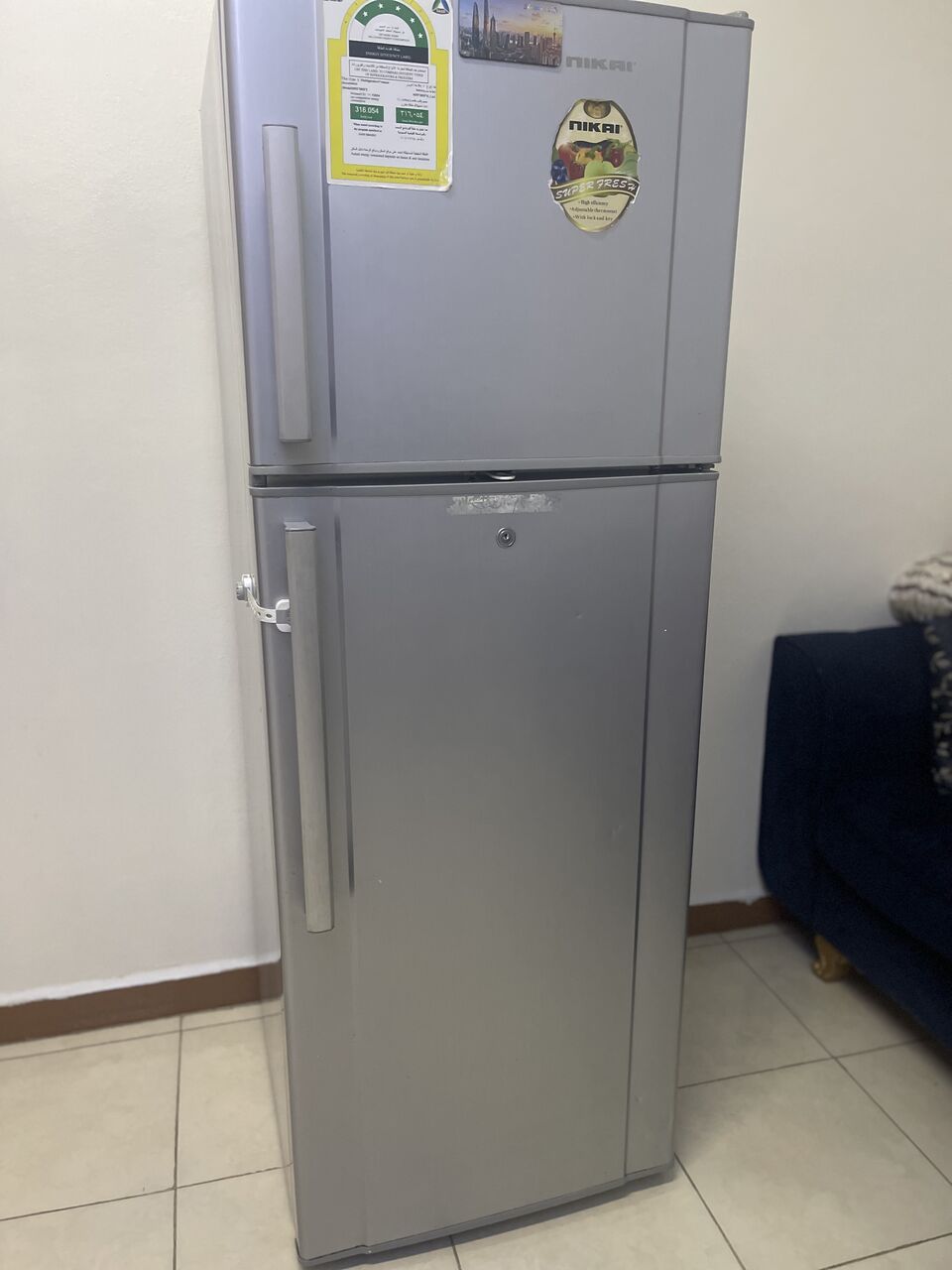 Dammam, Appliances, SAR 380,  Refrigerator Nikai Brand 11.15CUF