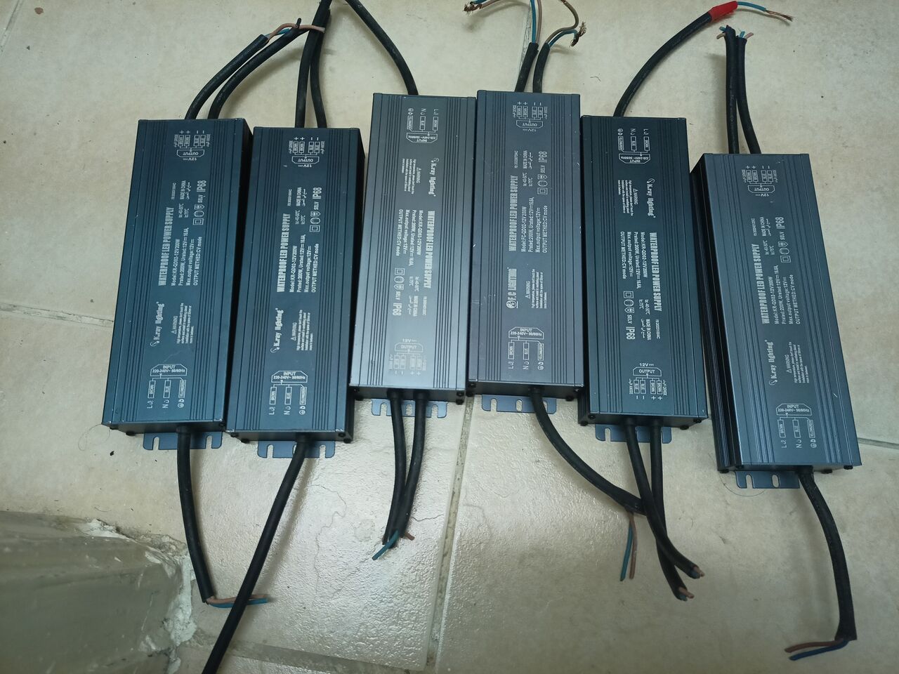 Al Safa, Electronics, SAR 50,  Waterproof LED Power Supply 12V.DC 200W