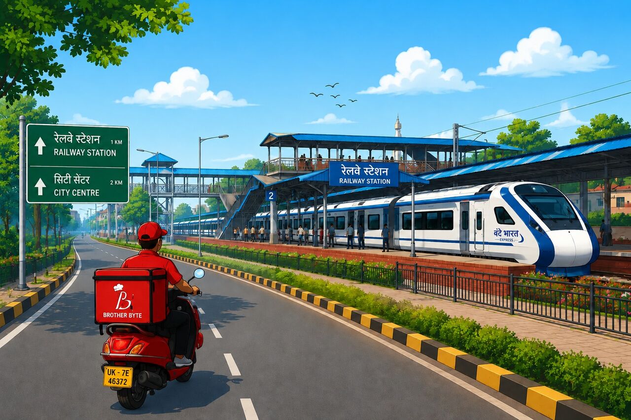 Punjab, Food Delivery, Order Fresh And Hygienic Food On Train With Brother Byte