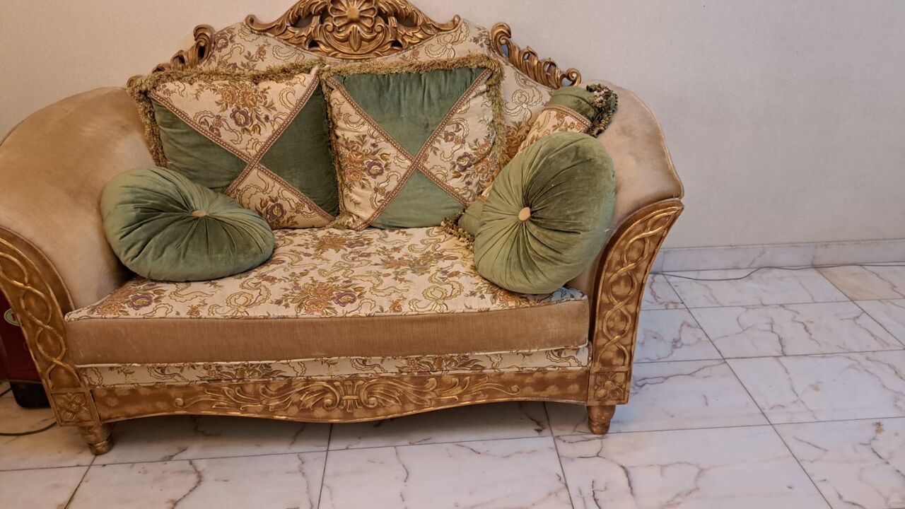 King Fahad District, Furniture, SAR 350,  Wooden 4 Piece Sofa Set 3 Seater, 2 Seater And 2 One Seater