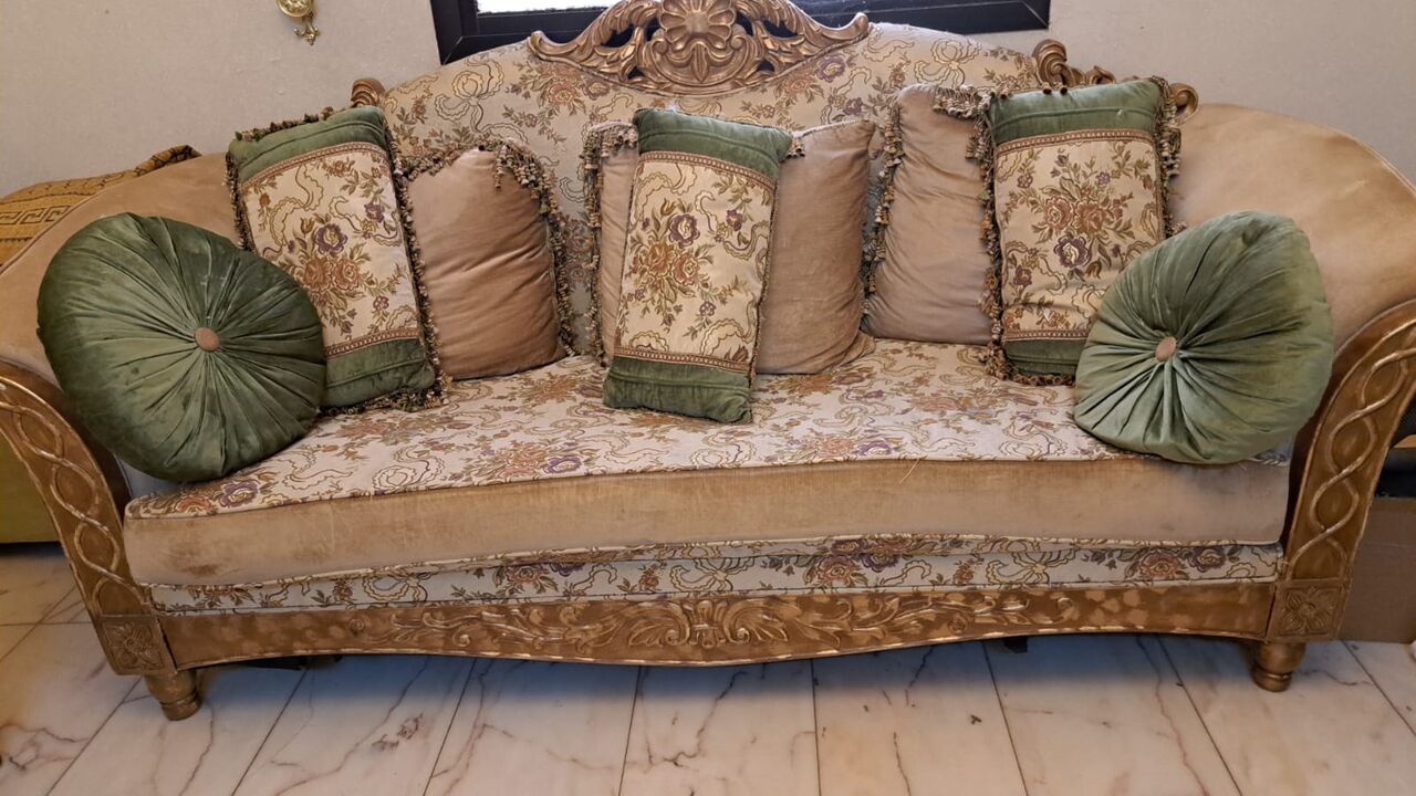 King Fahad District, Furniture, SAR 350,  Wooden 4 Piece Sofa Set 3 Seater, 2 Seater And 2 One Seater