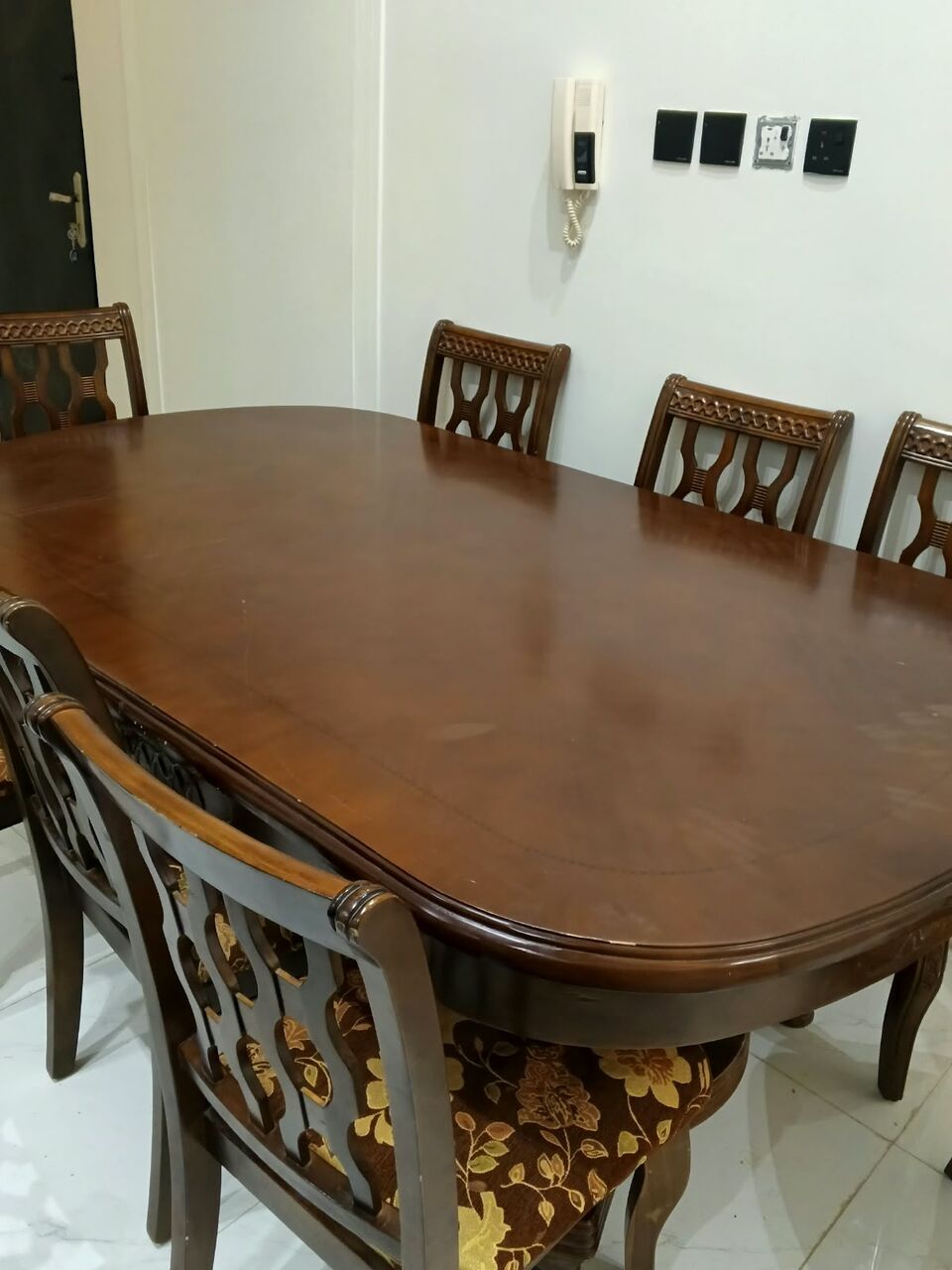Riyadh, Household Items, SAR 700,  Wooden Dining Table 8 Seater