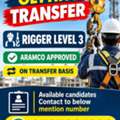 Rigger Level 3 Aramco Approved Transfer Available