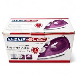 Jeddah, Electrical & Plumbing, SAR 80,  Iron Steam Iron - Alsaif - Purple - 1500/1900W - Brand New