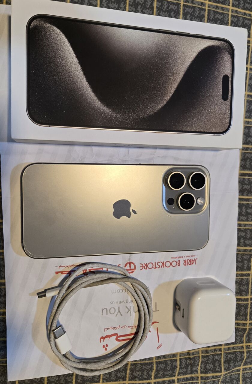 Riyadh, Mobile Phones, SAR 2900,  Iphone 15 Pro Max 256 GB - Urban Titanium